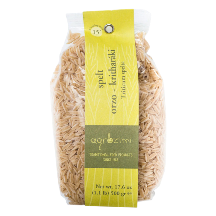 Agrozimi Spelt Orzo Kritharaki 17.6oz (500g)