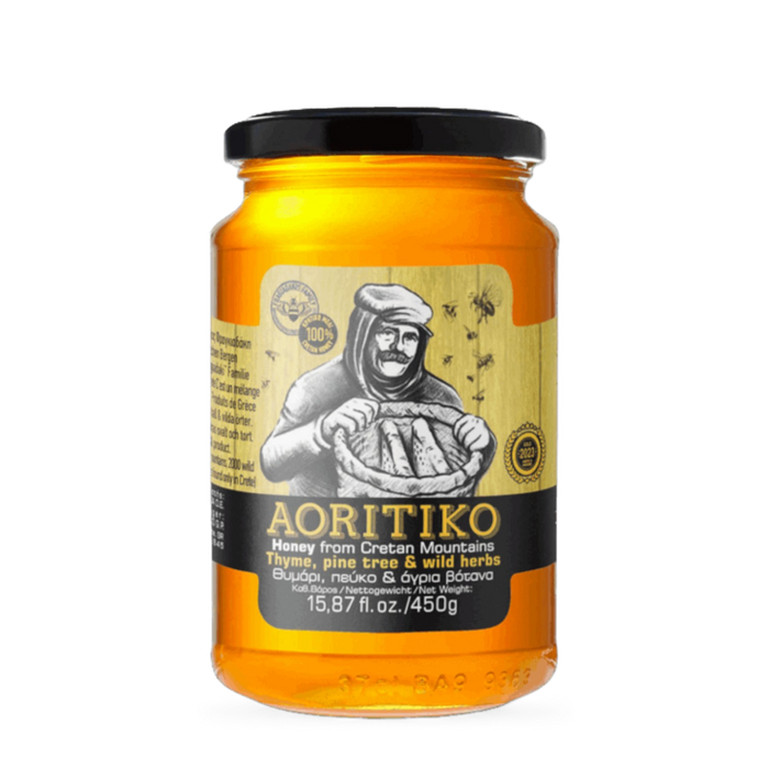 Aoritiko-Cretan Thyme & Pine Honey 15.9oz Jar