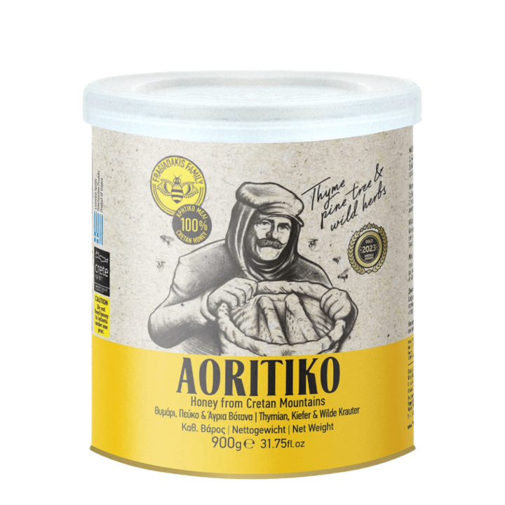 Aoritiko Cretan Honey Thyme, Pine Tree and Wild Herbs TIN 2lb (900gr)