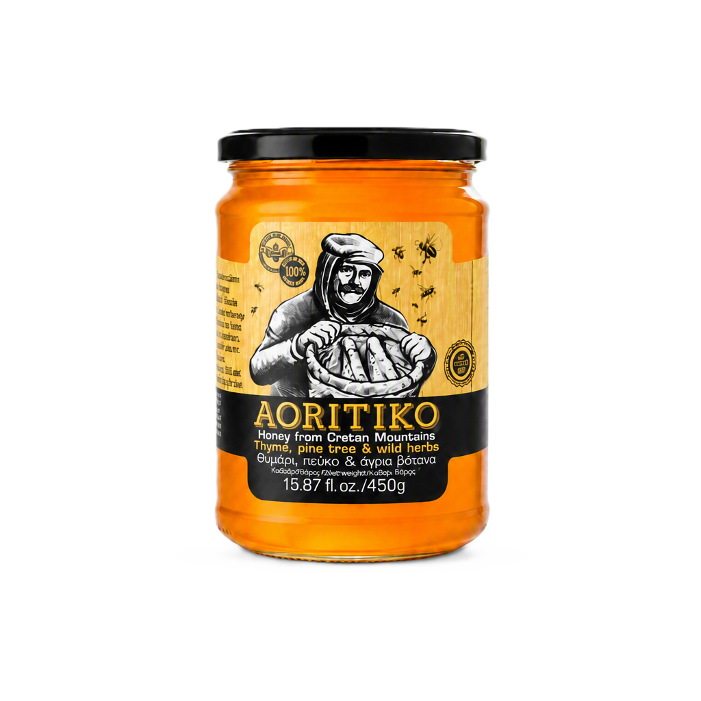 Aoritiko-Cretan Thyme & Pine Honey 15.9oz Jar