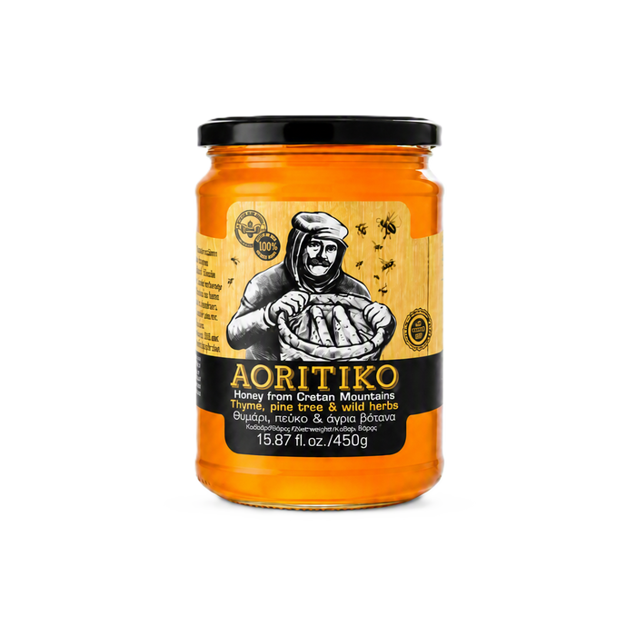 Aoritiko-Cretan Thyme & Pine Honey 15.9oz Jar