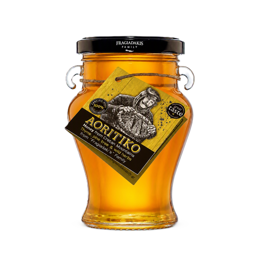 Aoritiko-Cretan Thyme & Pine Honey 8.8oz Amphora Jar