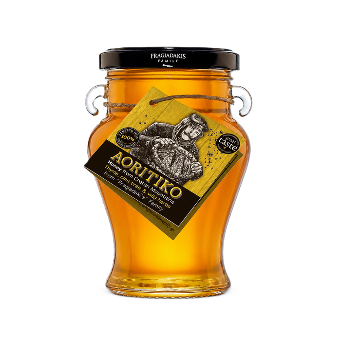 Aoritiko-Cretan Thyme & Pine Honey 8.8oz Amphora Jar