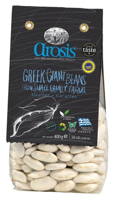 Arosis Greek Giant Beans (Gigantes-Elefantes), 14 oz (400 g)