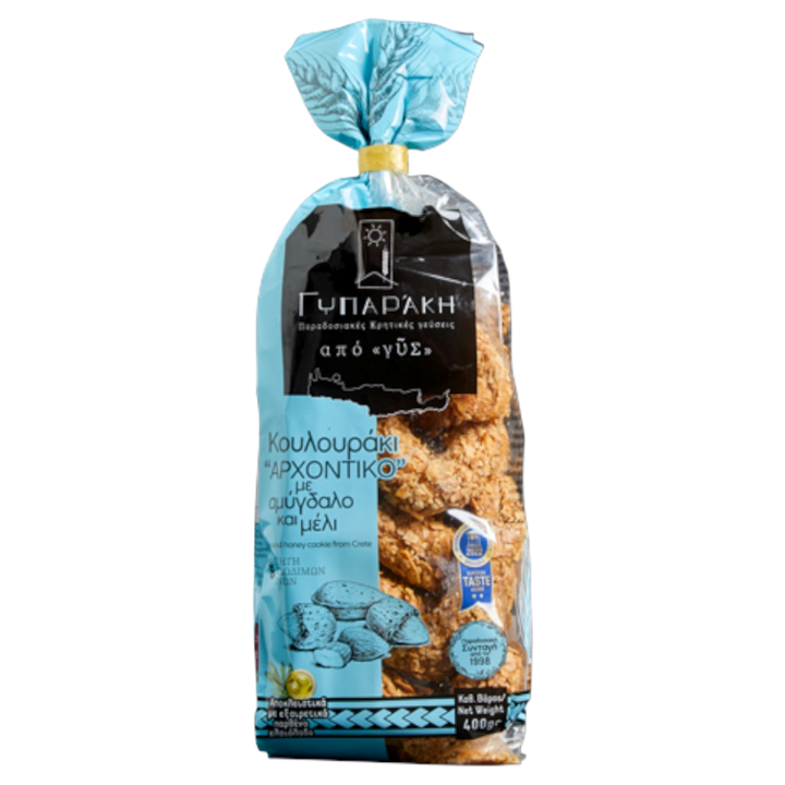 Gyparaki Almond and Honey Cookies Arxontiko 2 -pack (2 x 14oz (400gr))
