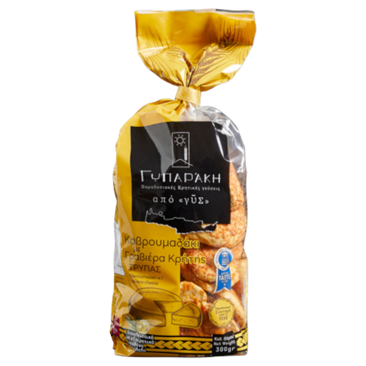 Gyparaki-Cretan Rusks with Graviera Cheese (11oz)