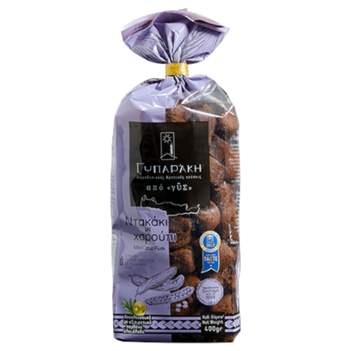 Gyparaki Ntakaki Rusks Carob 14oz (400gr)