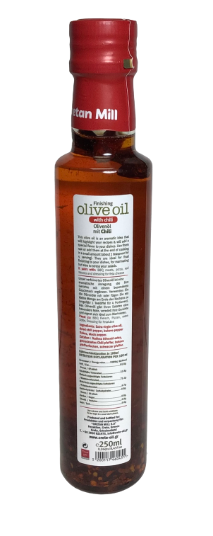 Cretan Mill-Greek Chili Olive Oil (Finishing)