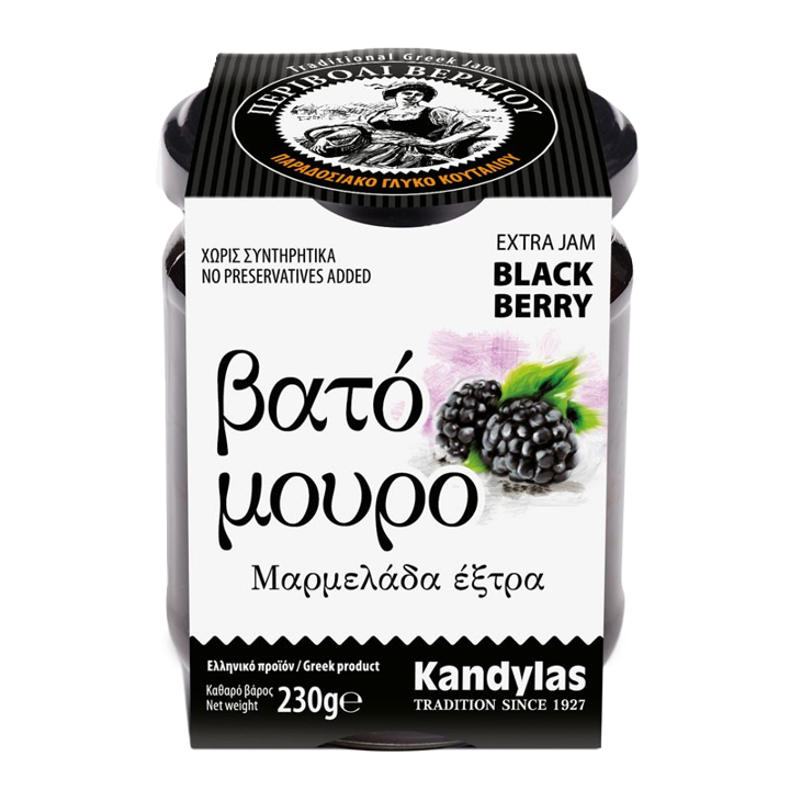 Kandylas-Jam Blackberry Glass Jar 8.1oz (230gr)