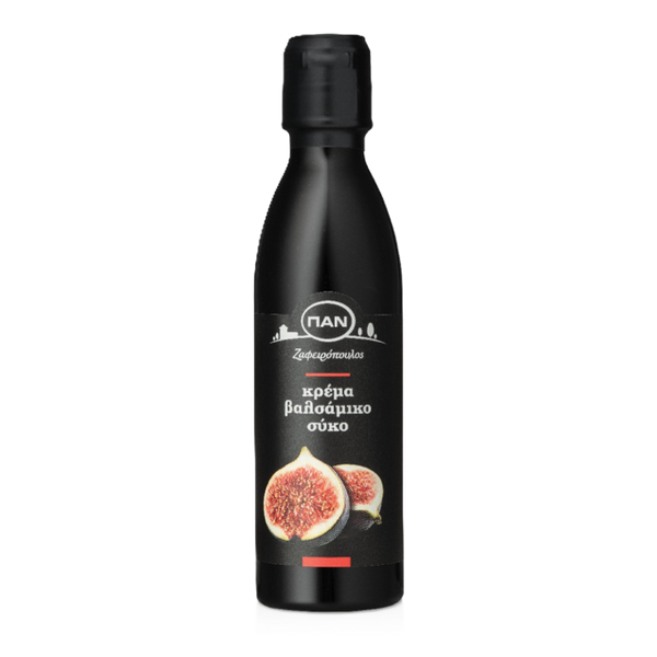 Pan-Greek Balsamic Glaze Vinegar with Fig 8.5oz (250ml)
