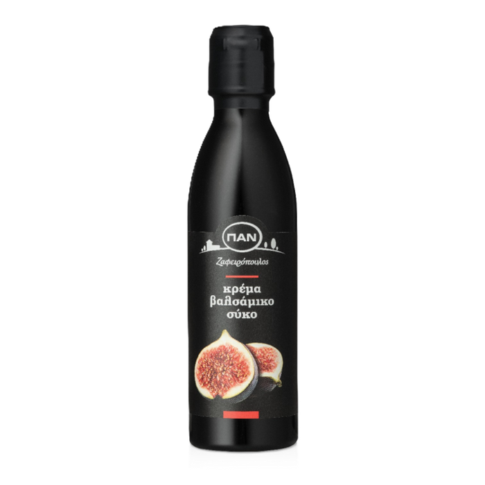 Pan-Greek Balsamic Glaze Vinegar with Fig 8.5oz (250ml)