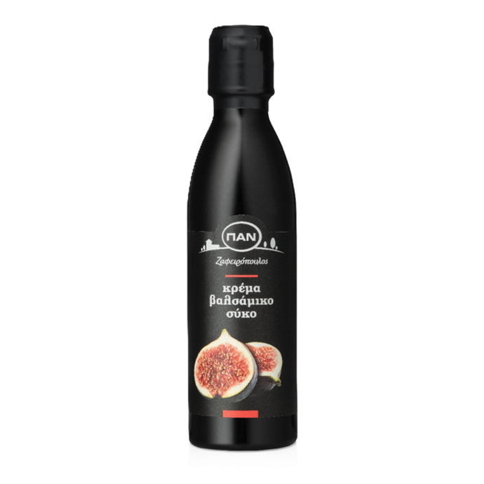 Greek Balsamic Glaze Vinegar with Fig 8.5oz (250ml)
