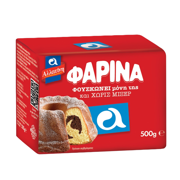 Allatini Farina Self Raising Flour 1.1lb (500gr)