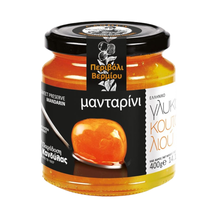 Kandylas-Sweet Preserve Mandarin Glass Jar 14.1oz (400gr)