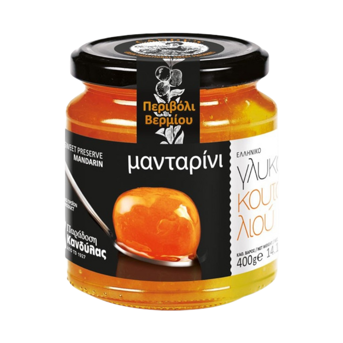 Kandylas-Sweet Preserve Mandarin Glass Jar 14.1oz (400gr)