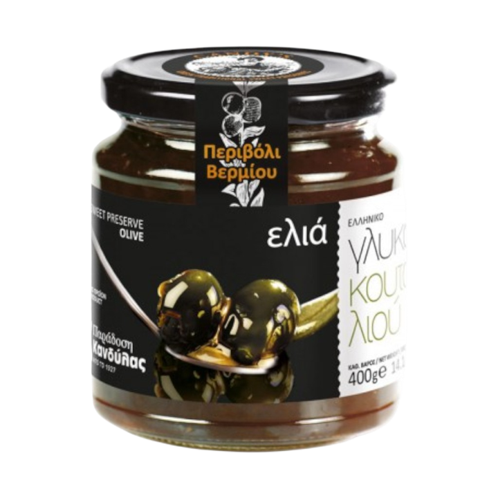 Kandylas-Sweet Preserve Olive Glass Jar 14.1oz (400gr)