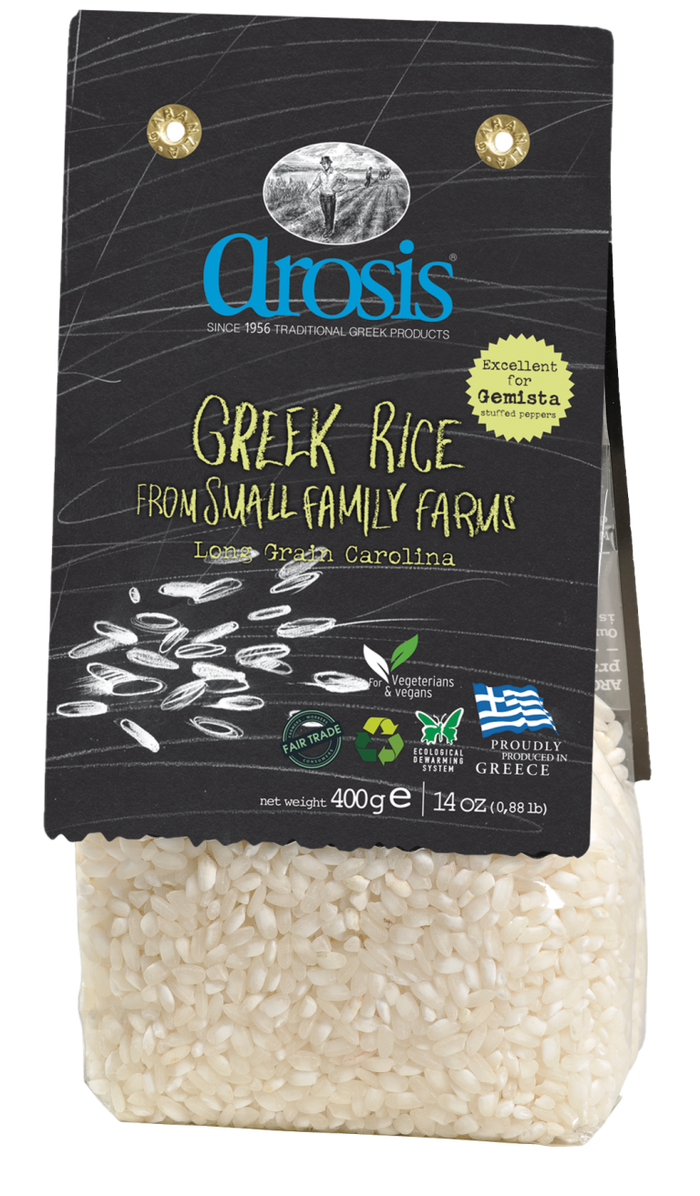 Arosis-Greek Long Grain Carolina Rice 14oz