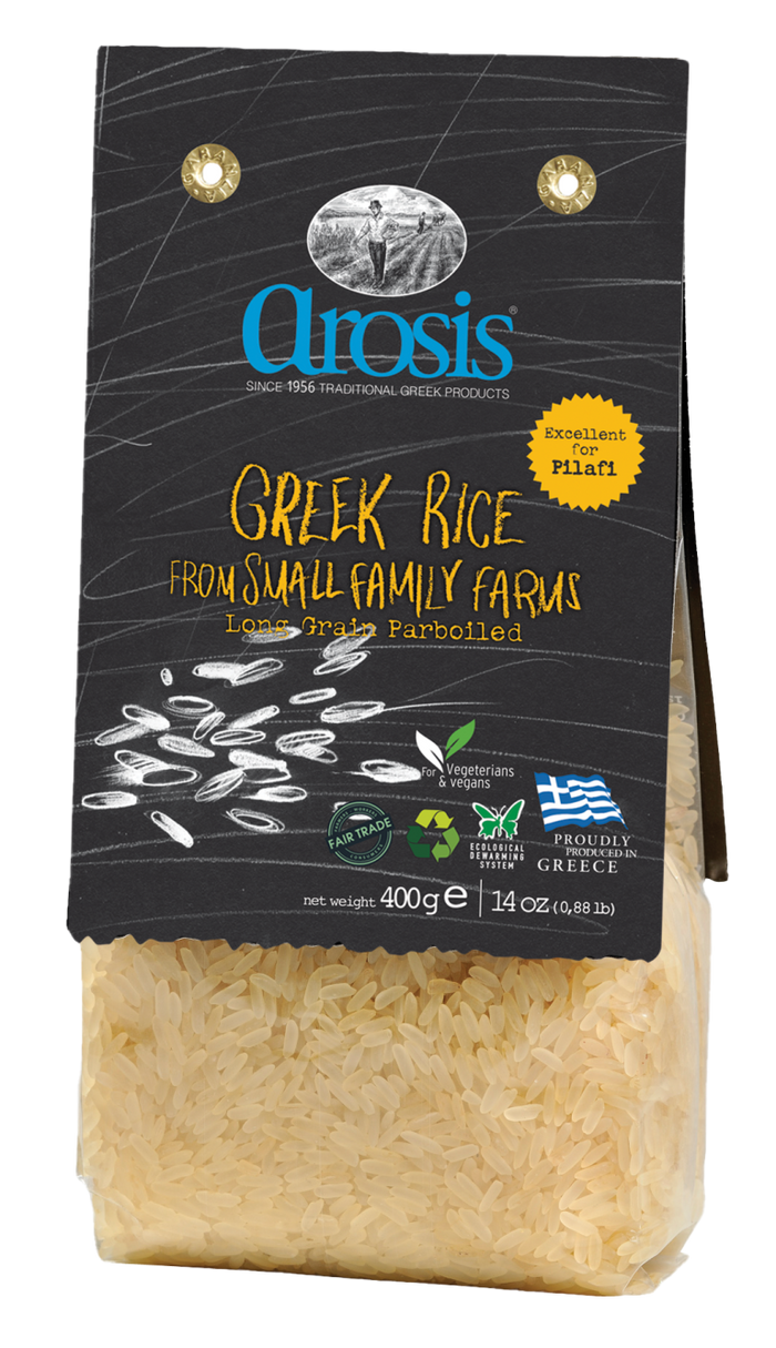 Arosis-Greek Long Grain Parboiled Rice 14oz