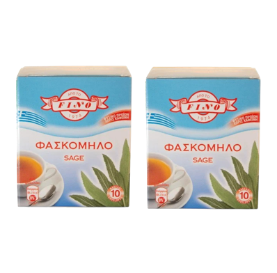 Fino-Greek Sage Tea (Faskomilo) 2-Pack
