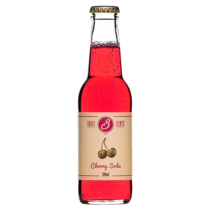 Three Cents-Cherry Soda 6.76 oz (200ml)