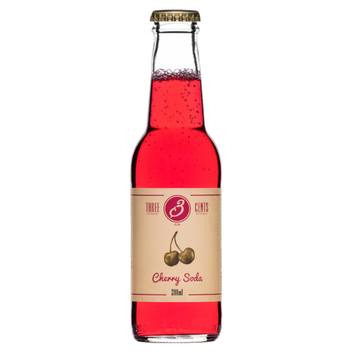 Three Cents-Cherry Soda 6.76 oz (200ml)