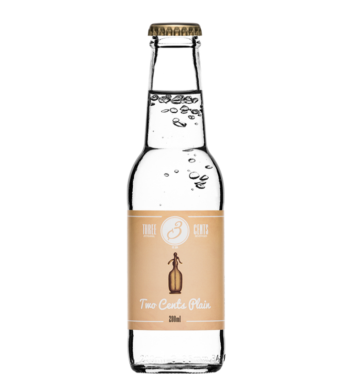 Three Cents-Plain Soda 6.76 oz (200ml)