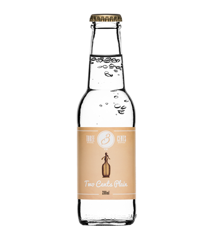 Three Cents Plain Soda 6.76 oz (200ml)