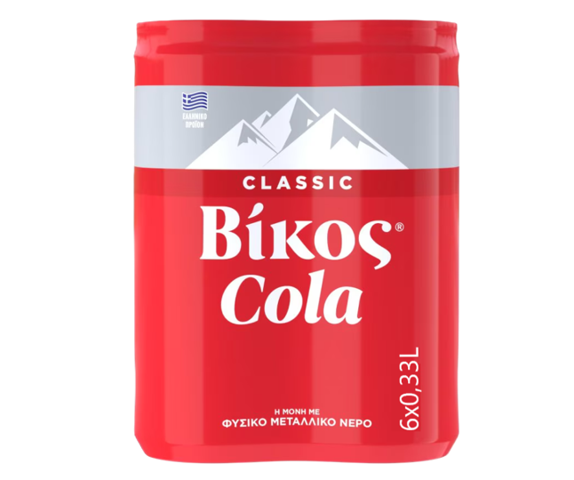 Vikos Coca Cola Classic Cans 6 x 11.16oz (330ml)