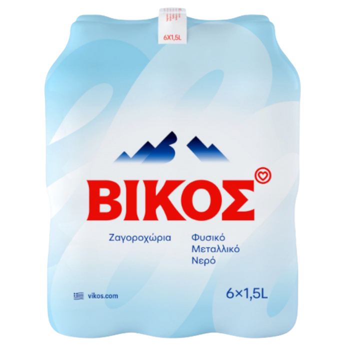 Vikos Water PET 6 x 1.5lt(1500ml)