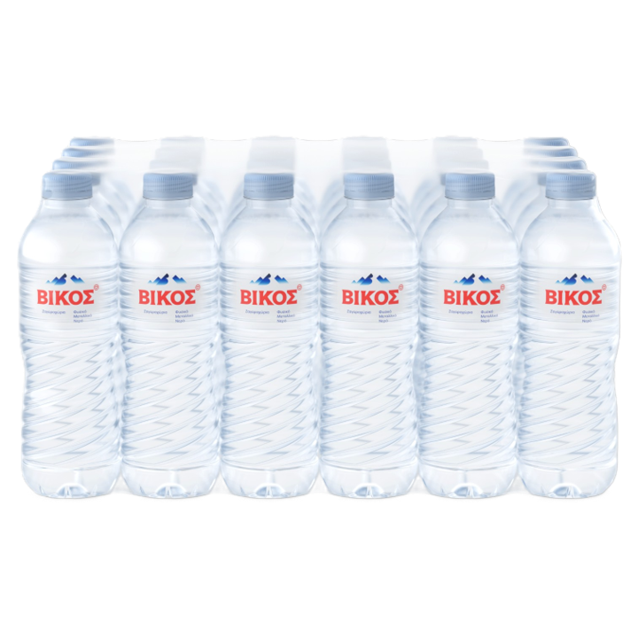 Vikos Water Small PET Bottle 24 x 16.9oz(500ml)