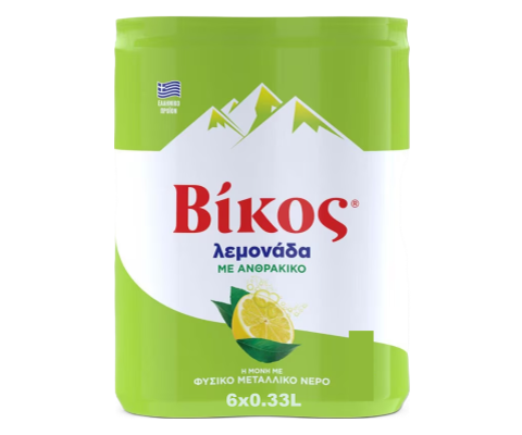 Vikos Lemonade Can 11.16oz (330ml)