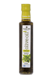 Cretan Mill-Greek Basil Olive Oil (Finishing)