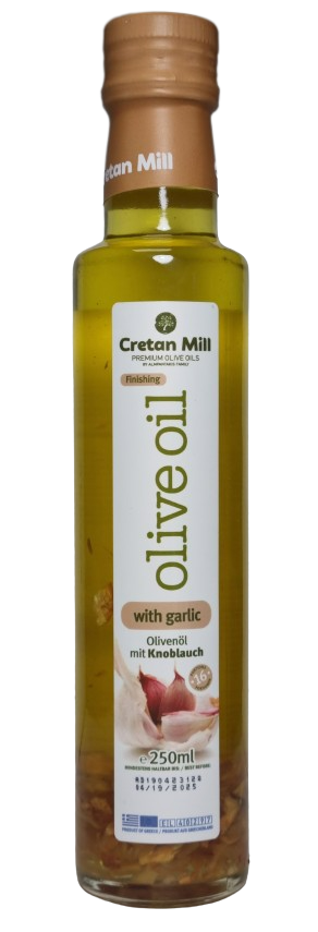 Cretan Mill Finishing Olive Oil with Garlic