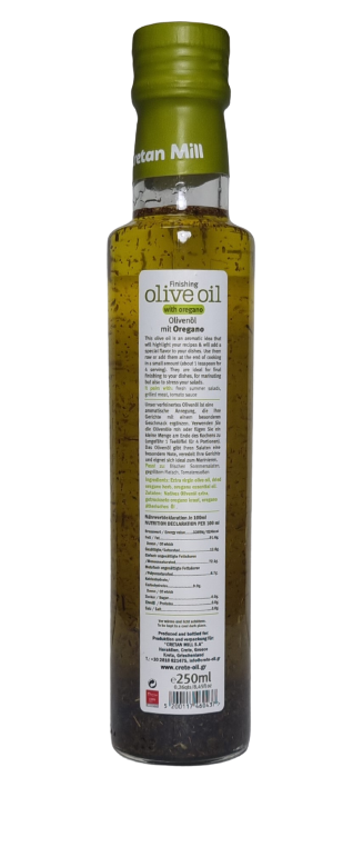 Cretan Mill-Greek Oregano Olive Oil (Finishing)