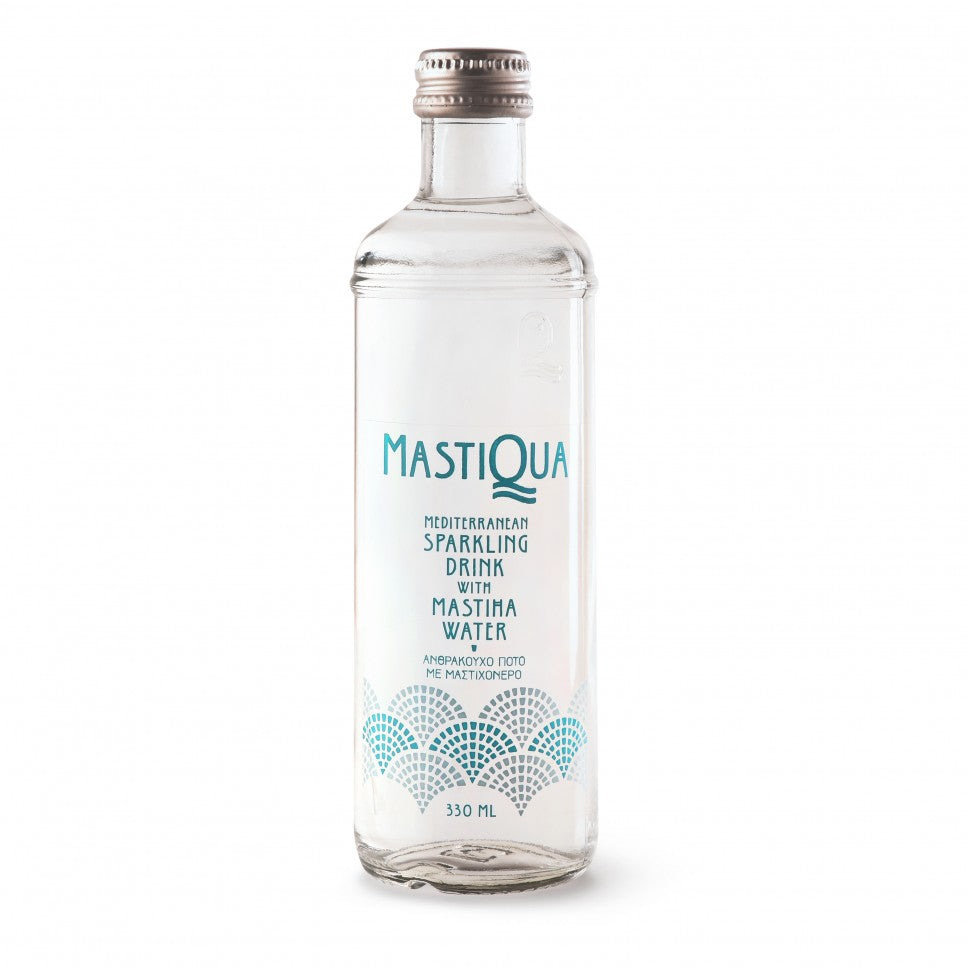 Mastiqua-Sparkling Drink with Masticha Water NRB Glass 11.2oz (330ml)
