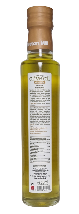 Cretan Mill-Greek Truffle Olive Oil (Finishing)