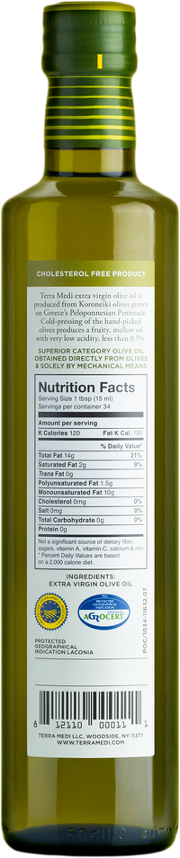 Terra Medi-Greek Extra Virgin Olive Oil 8.5oz